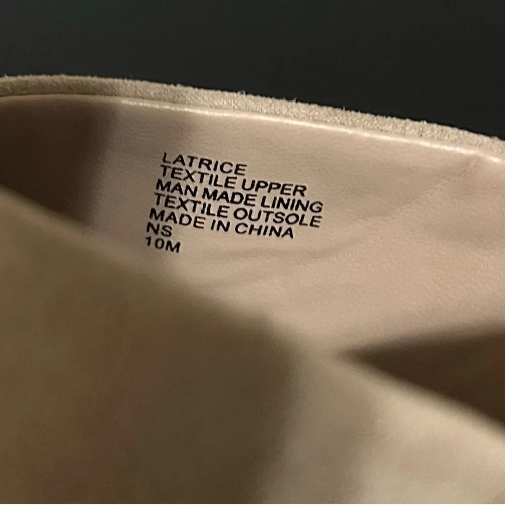 Charles by Charles David Tan, suede wedges size 10 M